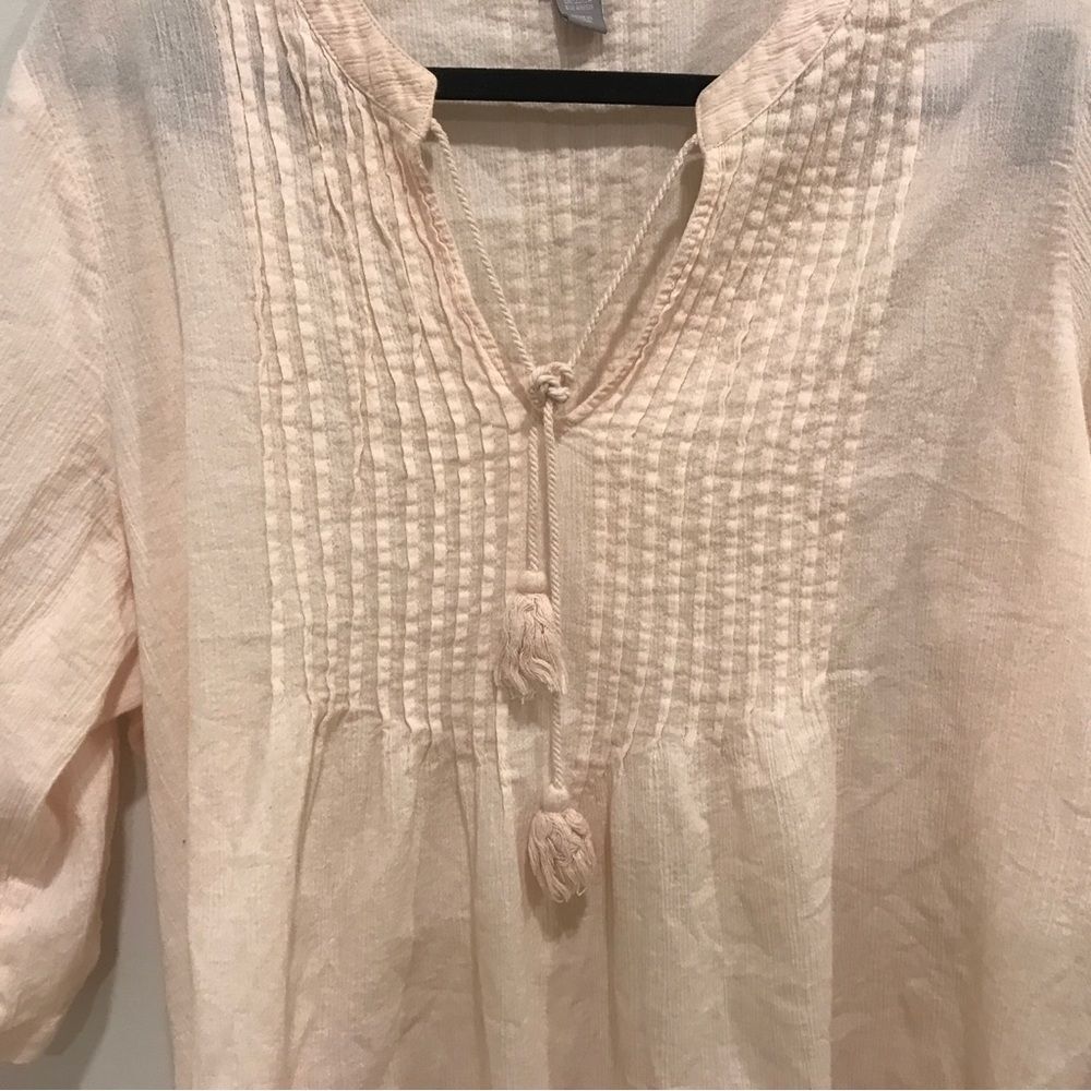 Kenar Cotton Peasant Tunic (2X) - Picture 2 of 10